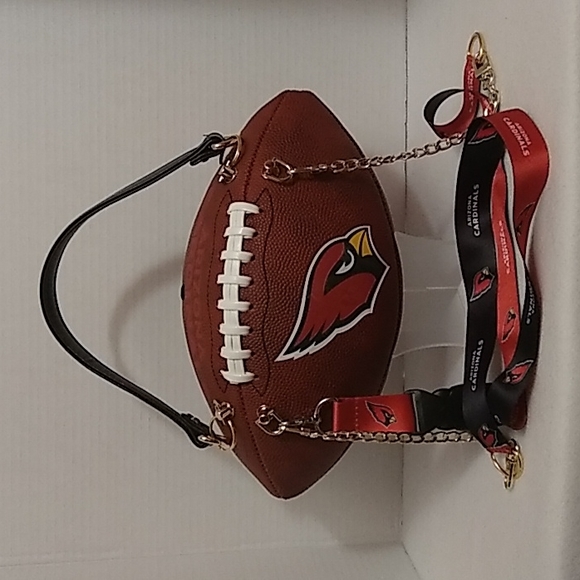 LIMITED EDITION HANDMADE Football Purse (ARIZONA CARDINALS) π - Picture 3 of 17